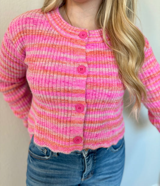 Pink Cardigan